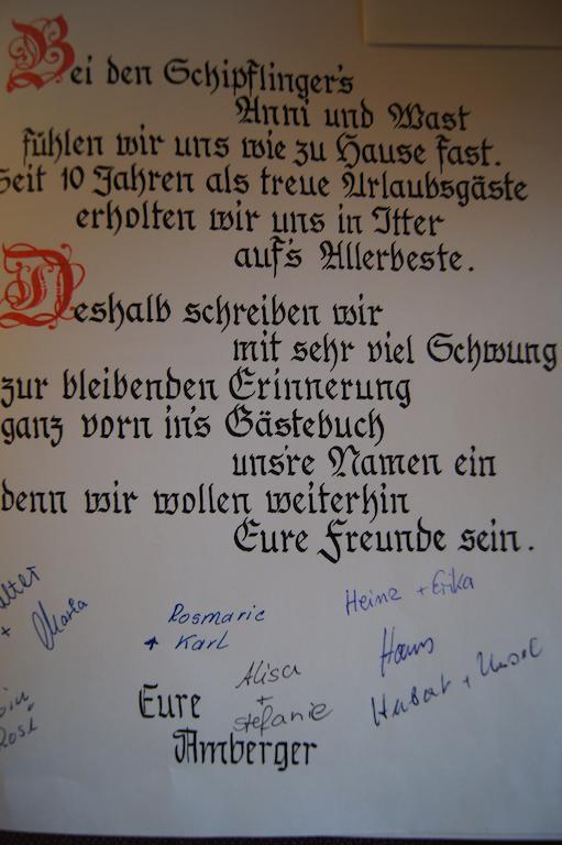 Pension Schipflinger Itter Exterior foto